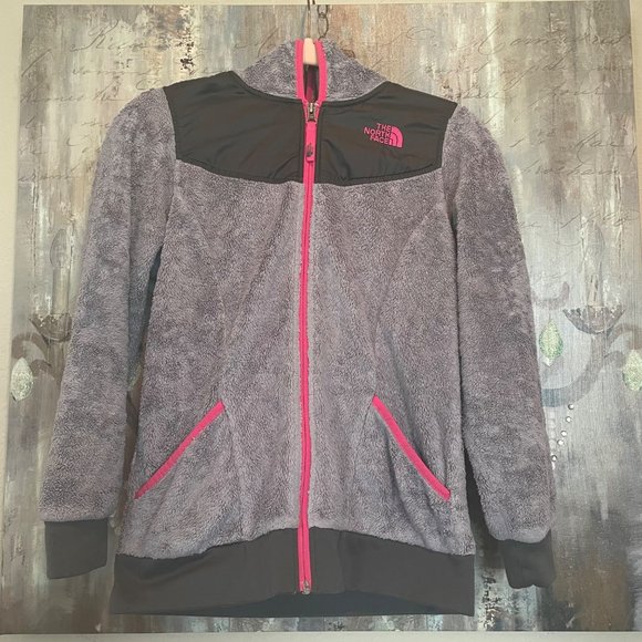 The North Face Girls Hooded Synchilla jacket. - Picture 1 of 8
